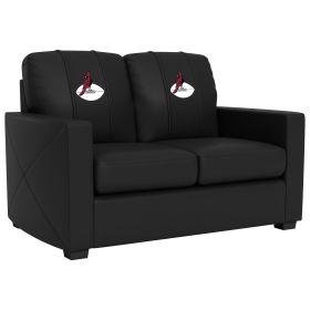 Silver Loveseat with Arizona Cardinals Classic Logo