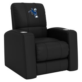 Relax Home Theater Recliner with Indianapolis Colts Classic Logo (Material: Top Grain Leather *Custom Order 8 Week Lead time No Returns*)