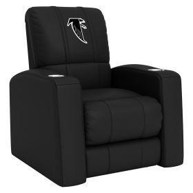 Relax Home Theater Recliner with Atlanta Falcons Classic Logo (Material: Commercial Grade Synthetic Leather)