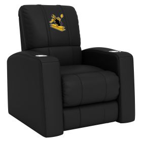 Relax Home Theater Recliner with Pittsburgh Steelers Classic Logo (Material: Commercial Grade Synthetic Leather)